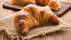 Plain traditional croissant